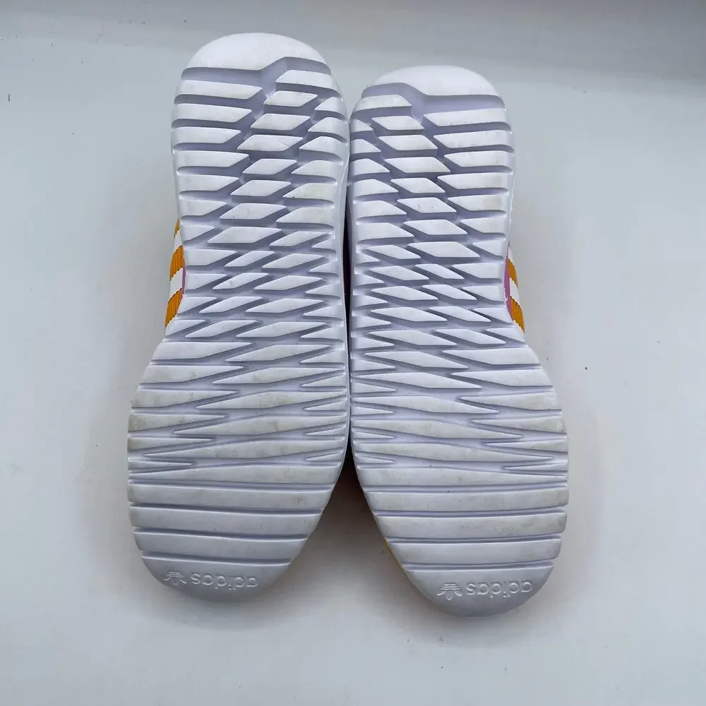 Adidas x Kevin Lyons Originals Flex J Monster Shoes Orange Pink Kids Girls 3